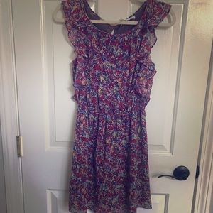 BCBG ruffled cocktail dress XXS